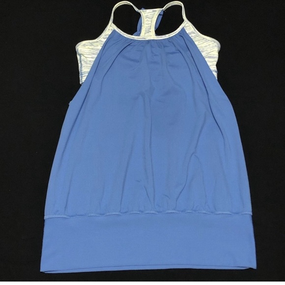 Lululemon No Limits Tank Top Bra Attached Blue Tank | Size 6 | NWOT - Picture 3 of 10